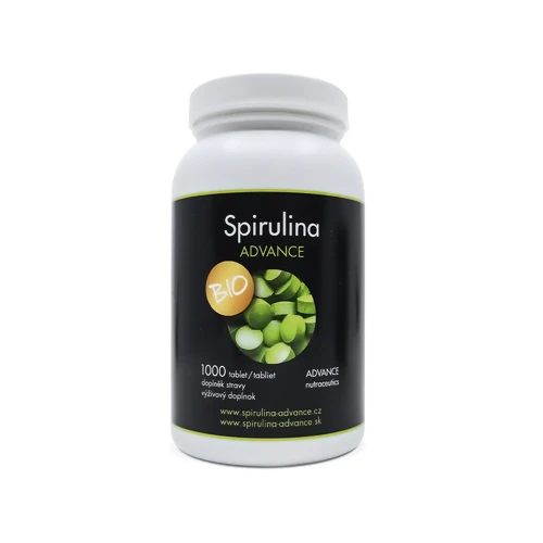 Tabletki z bio spirulino.