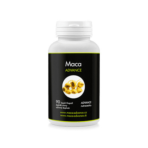 Maca Advance. Opis izdelka prehranskega dopolnila. 

Maca Advance. Opis produktu suplementu diety.