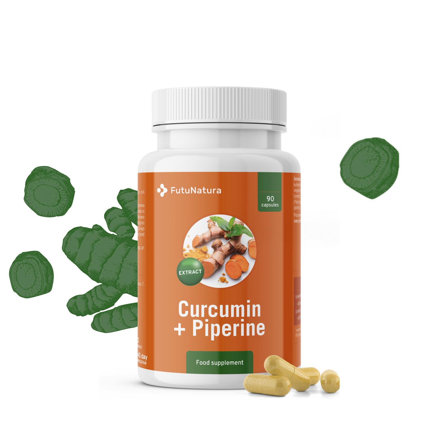 Kurkumina w towarzystwie piperyny