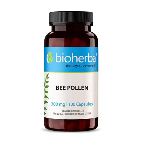 Pollen in capsules.