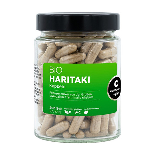 Kapsułki z bio haritaki.