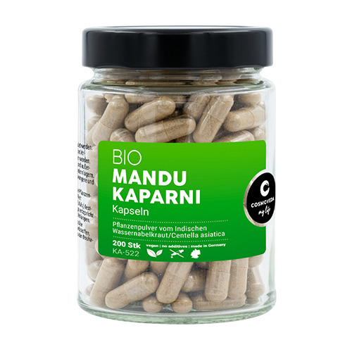 Mandukaparni - Gotu Kola BIO kapsułki.