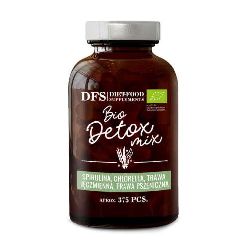 BIO Kompleks detoksykacyjny z zielonymi superfoods, 375 tabletek