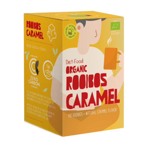 BIO Rooibos herbata ziołowa z karmelem, 20 x 1,5 g