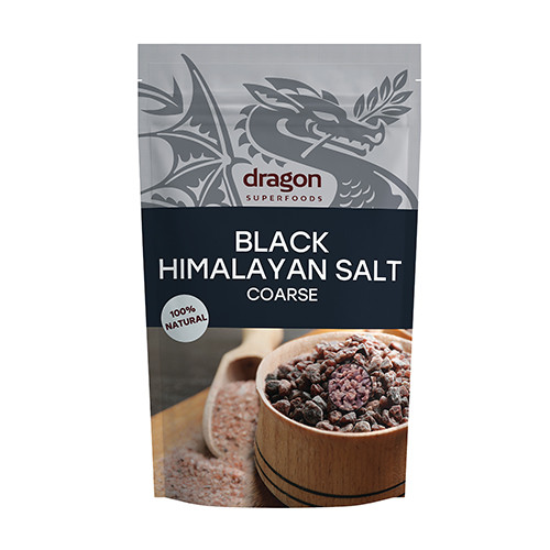 Czarny himalajski sól, grubo mielony.