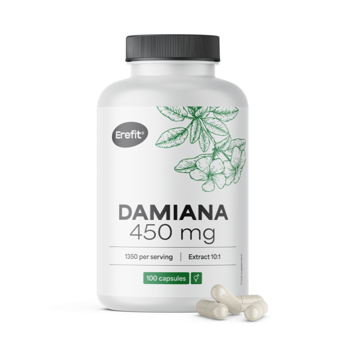 Damiana 450 mg - wyciąg 10:1