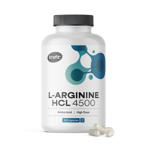 L-arginina HCL 4500 mg, 365 kapsułek