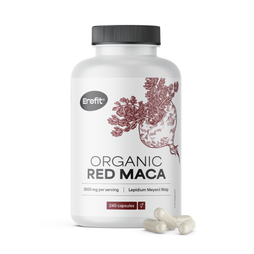 BIO Czerwona maca 3000 mg z naturalną witaminą C