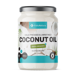 BIO Olej kokosowy – tłoczony na zimno, nierafinowany, 500 ml