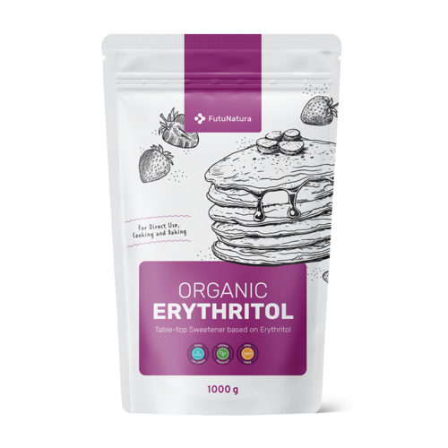 BIO Erytrytol, naturalny słodzik, 1000 g