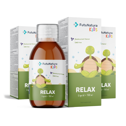 3x Relax – Suplement diety w płynie dla dzieci na wyciszenie, razem 450 ml