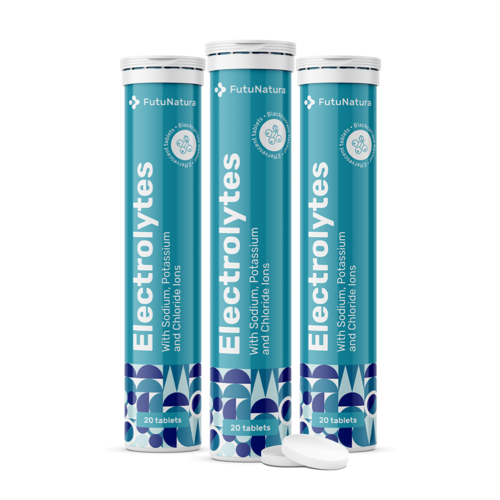 3x Elektrolity - tabletki musujące, razem 60 tabletek musujących