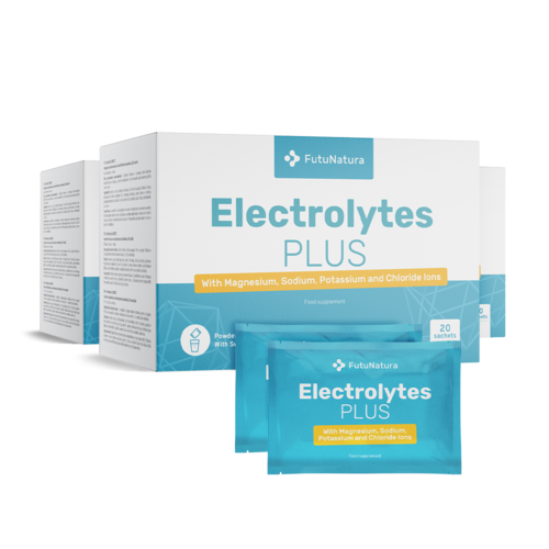 3x Elektrolity - proszek do sporządzania napoju, razem 60 saszetek
