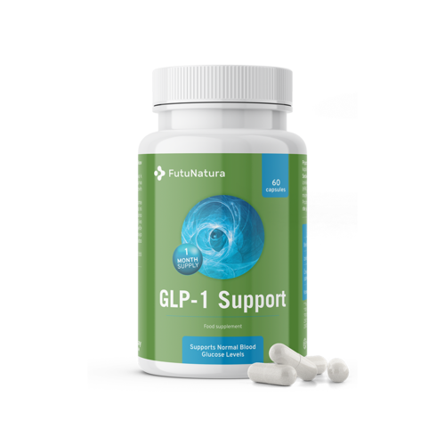 GLP-1 Support – kompleks wyciągów roślinnych z chromem, 60 kapsułek