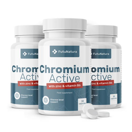 3x Chrom Active, razem 1095 mikrotabletek