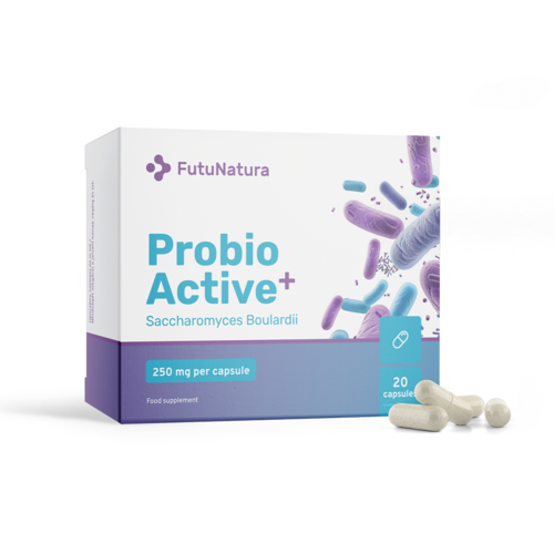 Probio Active PLUS - Saccharomyces boulardii 250 mg, 20 kapsułek