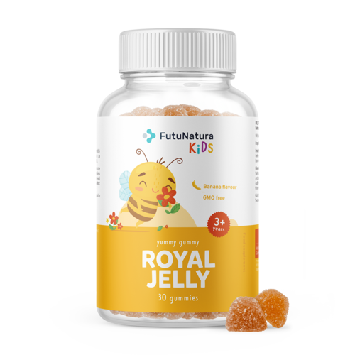 ROYAL JELLY  – Żelki dla dzieci z mleczkiem pszczelim, 30 żelków