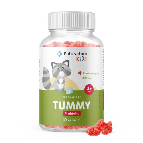 FutuNatura KIDS TUMMY – Żelki dla dzieci na trawienie 30 żelek