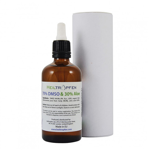 99,9% DMSO + sok aloesowy z pipetą.