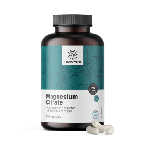 Cytrynian magnezu 234 mg, 240 kapsułek