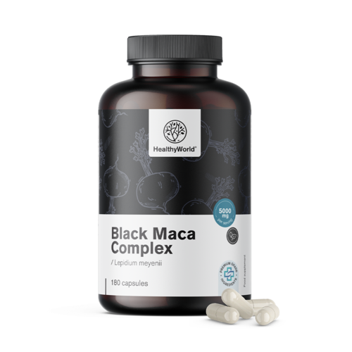 Czarna maca kompleks 5000 mg, 180 kapsułek