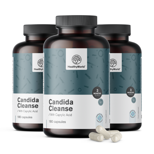 3x Candida Cleanse, razem 540 kapsułek