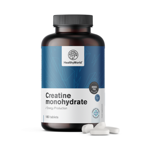 Monohydrat kreatyny 3000 mg, 180 tabletek