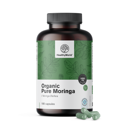 BIO Moringa 1650 mg, 180 kapsułek