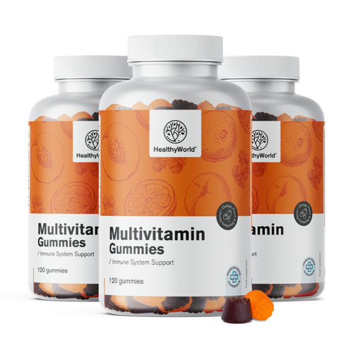 3x Multiwitaminy, razem 360 żelek