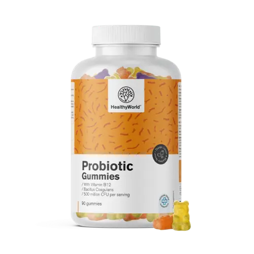 HealthyWorld® Probiotic – żelki z kulturami mikrobakteryjnymi 90 żelek
