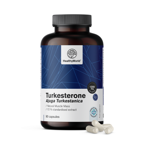 Turkesteron 1200 mg, 90 kapsułek