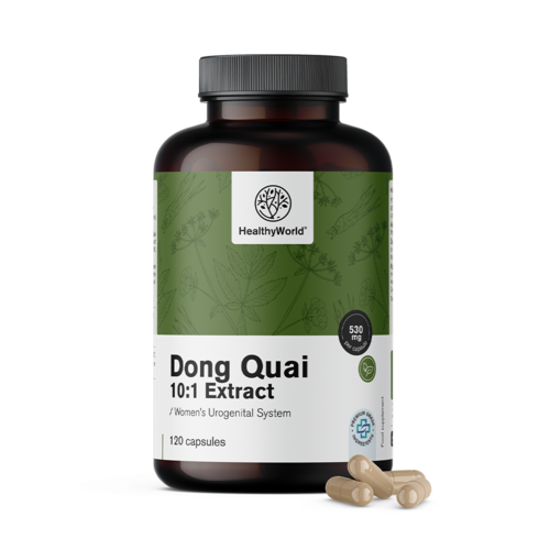 Dzięgiel chiński – Dong Quai 530 mg, 120 kapsułek