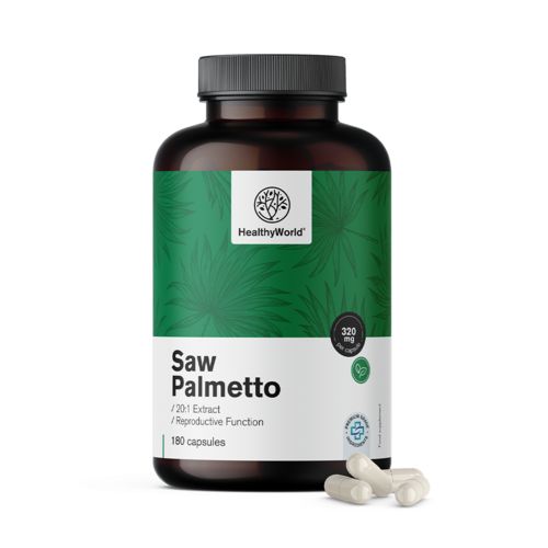 Saw Palmetto – Palma sabałowa 320 mg, 180 kapsułek