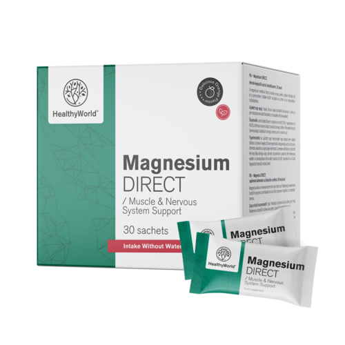 Magnez DIRECT 400 mg z aromatem pomarańczowym