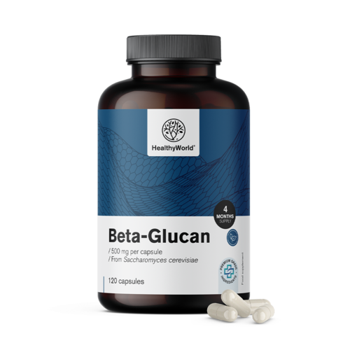 Betaglukan 500 mg, 120 kapsułek