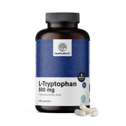 L-Tryptofan 500 mg, 240 kapsułek