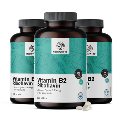 Witamina B2 - riboflawina 100 mg