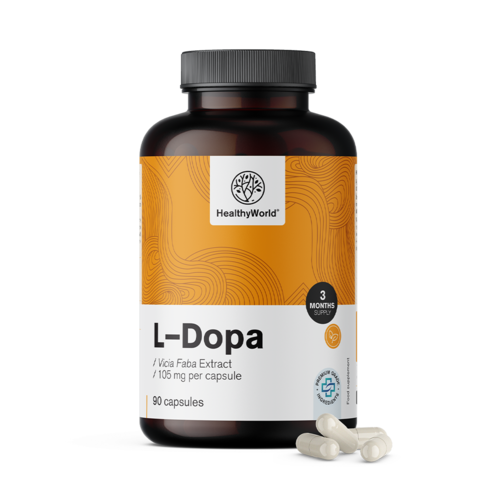 L-dopa 105 mg - z ekstraktu z bobu