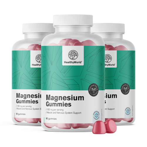 3x Magnez 165 mg, razem 270 żelek
