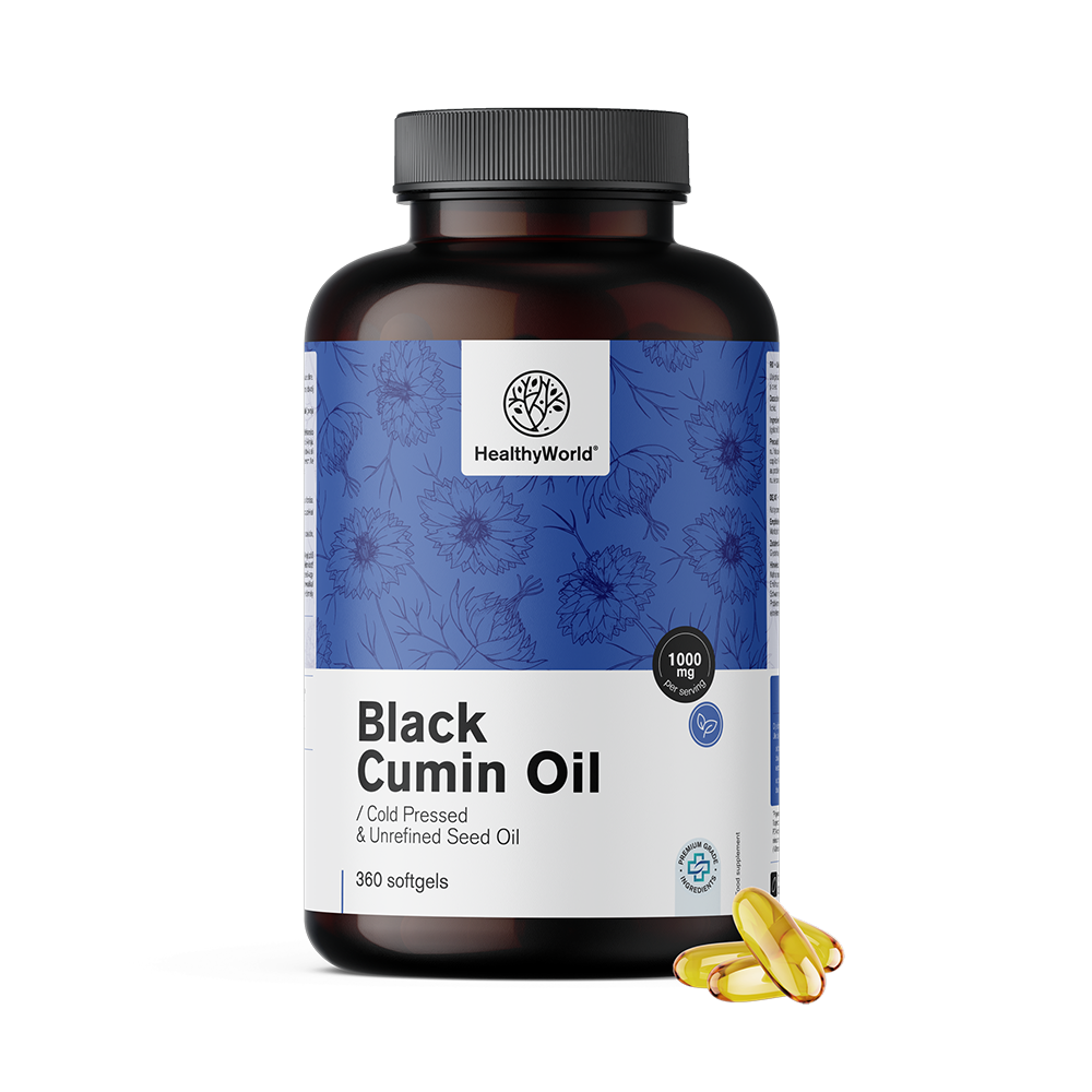 Nasiona czarnuszki 1000 mg