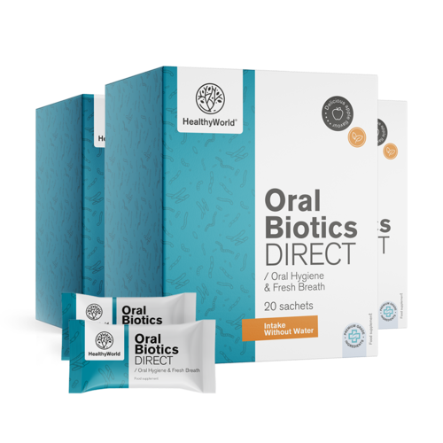3x Oral Biotics DIRECT, razem 60 saszetek