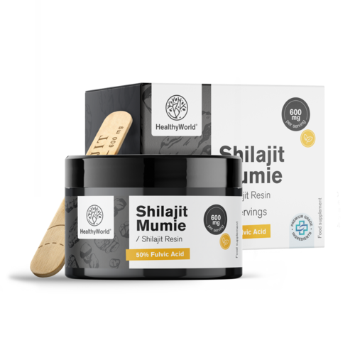 Shilajit Mumie 600 mg – żywica, 30 g