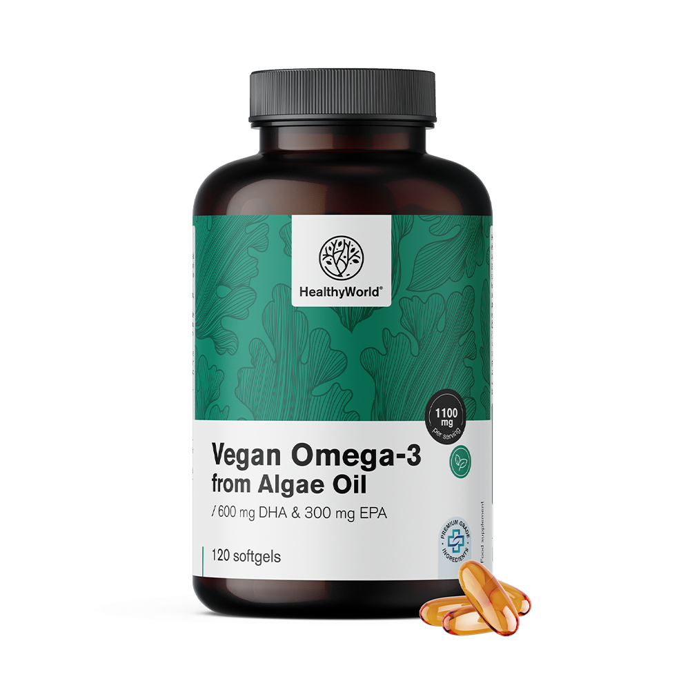 Wegańskie omega-3 1100 mg - z alg