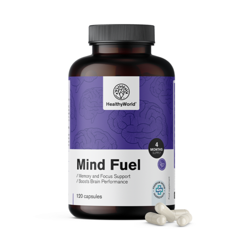 Mind Fuel - pamięć i koncentracja, 120 kapsułek