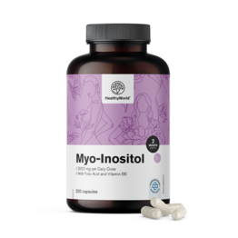 Mio-inozytol 2000 mg, 200 kapsułek