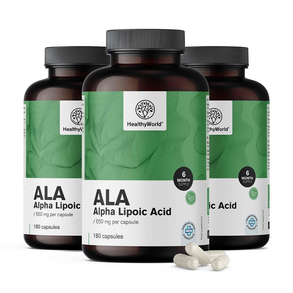 ALA - kwas alfa-liponowy 650 mg