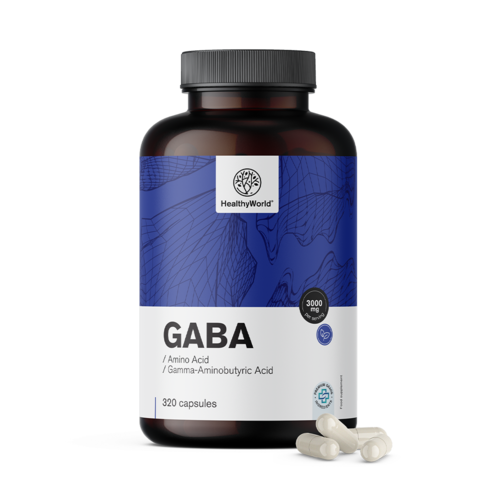 GABA 3000 mg, 320 kapsułek