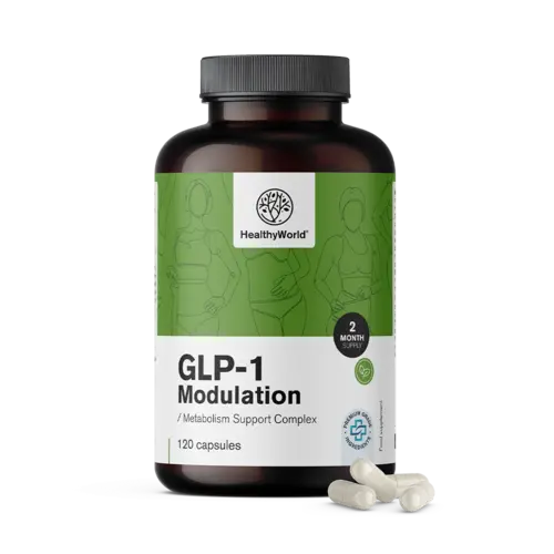 HealthyWorld® GLP-1 Modulation – kompleks dla wsparcia metabolizmu 120 kapsułek