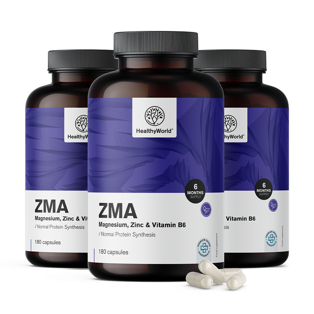ZMA – Magnez, Cynk i B6