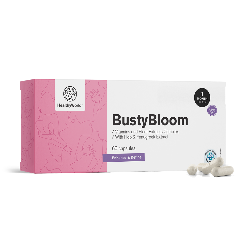 BustyBloom - kompleks witamin i wyciągów roślinnych.